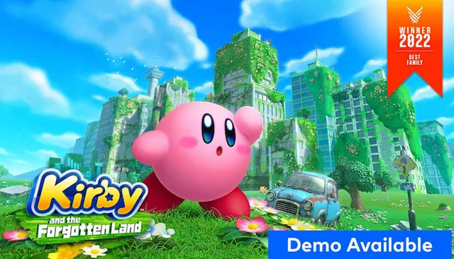 Kirby and the Forgotten Land key art
